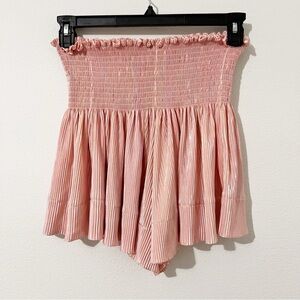 QUEEN OF SPARKLES Pink Shimmer Shorts